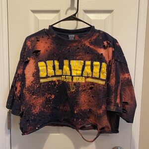 Delaware Blue Hens Kids T-Shirt - Orange and Black